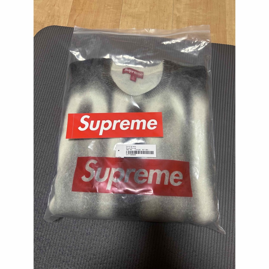 Supreme - Supreme Blurred Logo Sweater Black XLの通販 by mktskd's