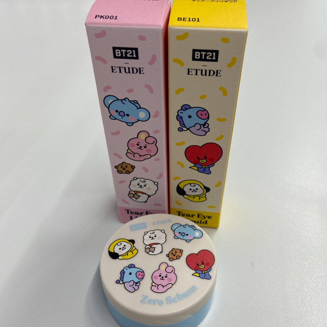 ETUDE HOUSE(エチュードハウス)のエチュードハウス　セバムドライングパウダー・ティアーアイリキッド未使用品 コスメ/美容のベースメイク/化粧品(その他)の商品写真