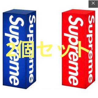 新品 Supreme Box Logo Lamp ブルー ボックスロゴ ランプ