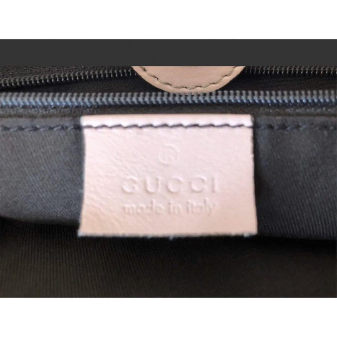 Gucci(グッチ)のGUCCI キャンバストートバッグ　ベージュ　ピンク レディースのバッグ(トートバッグ)の商品写真