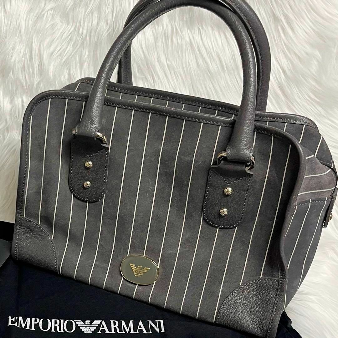Emporio Armani(エンポリオアルマーニ)の EMPORIO　ARMANI  ハンドバッグ　グレー　レディース レディースのバッグ(ハンドバッグ)の商品写真