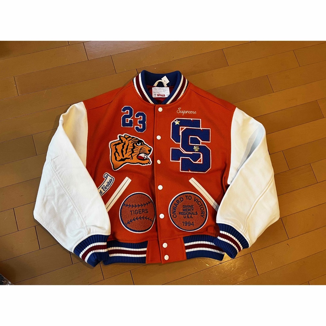 最終価格 定価割れ supreme team varsity jacket