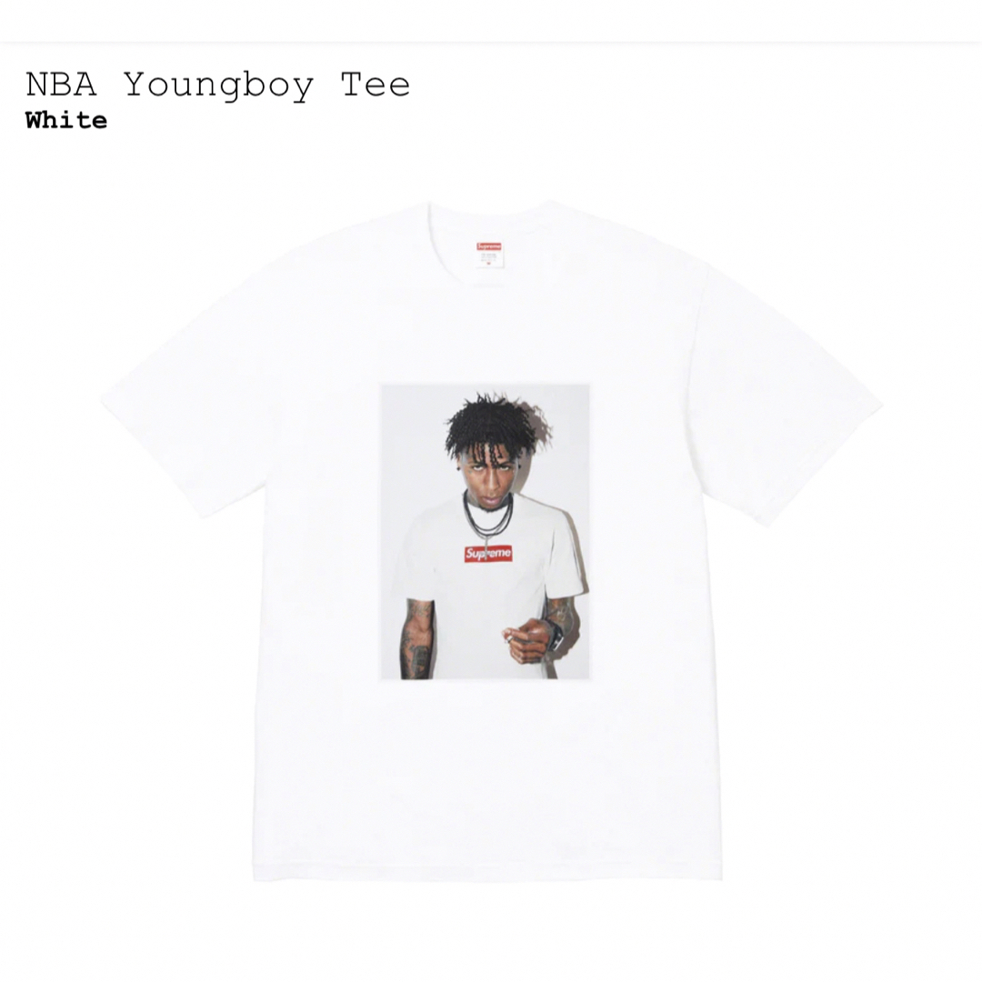 Supreme NBA Youngboy Tee  White 2点セットTシャツ/カットソー(半袖/袖なし)