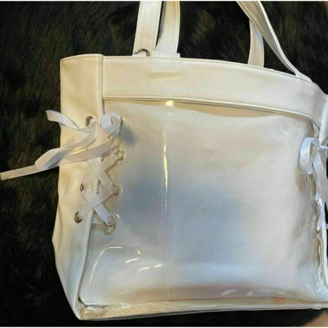 【最安値】痛バック　ホワイト　痛バ レディースのバッグ(トートバッグ)の商品写真