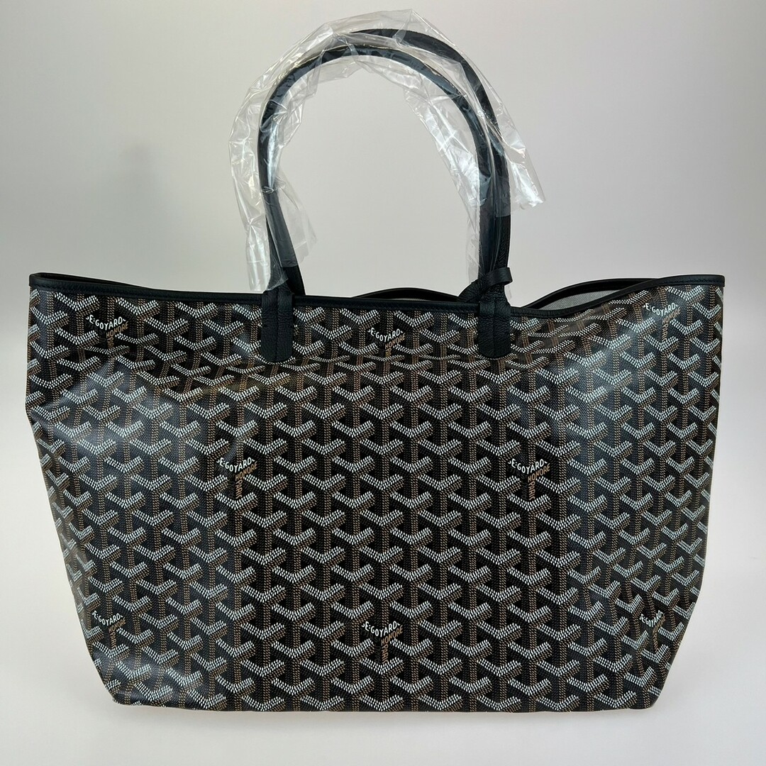 新品 ゴヤール GOYARD トートバック サンルイPM ブラック ヘリンボーン