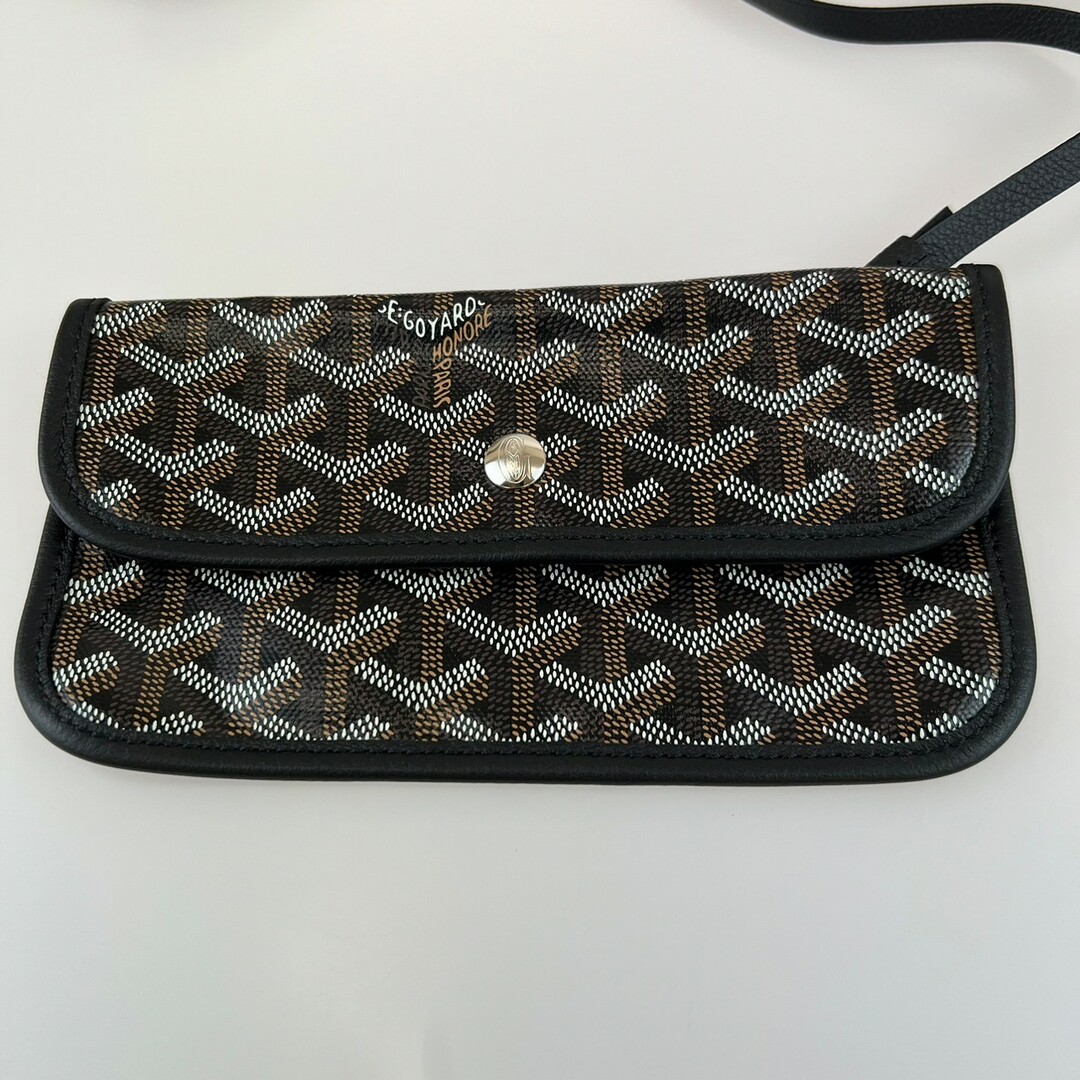 新品 ゴヤール GOYARD トートバック サンルイPM ブラック ヘリンボーン