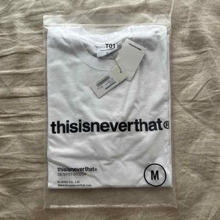 ディスイズネバーザット(thisisneverthat)のthisisneverthat T-Logo Tee White 新品・未使用(Tシャツ/カットソー(半袖/袖なし))