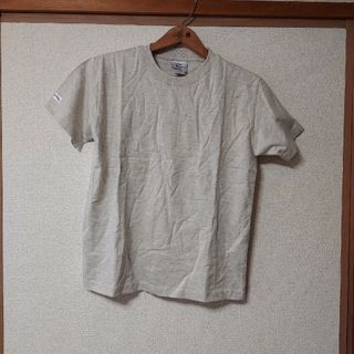 レディース　杢ベージュ色　半袖Tシャツ　Mサイズ(Tシャツ(半袖/袖なし))