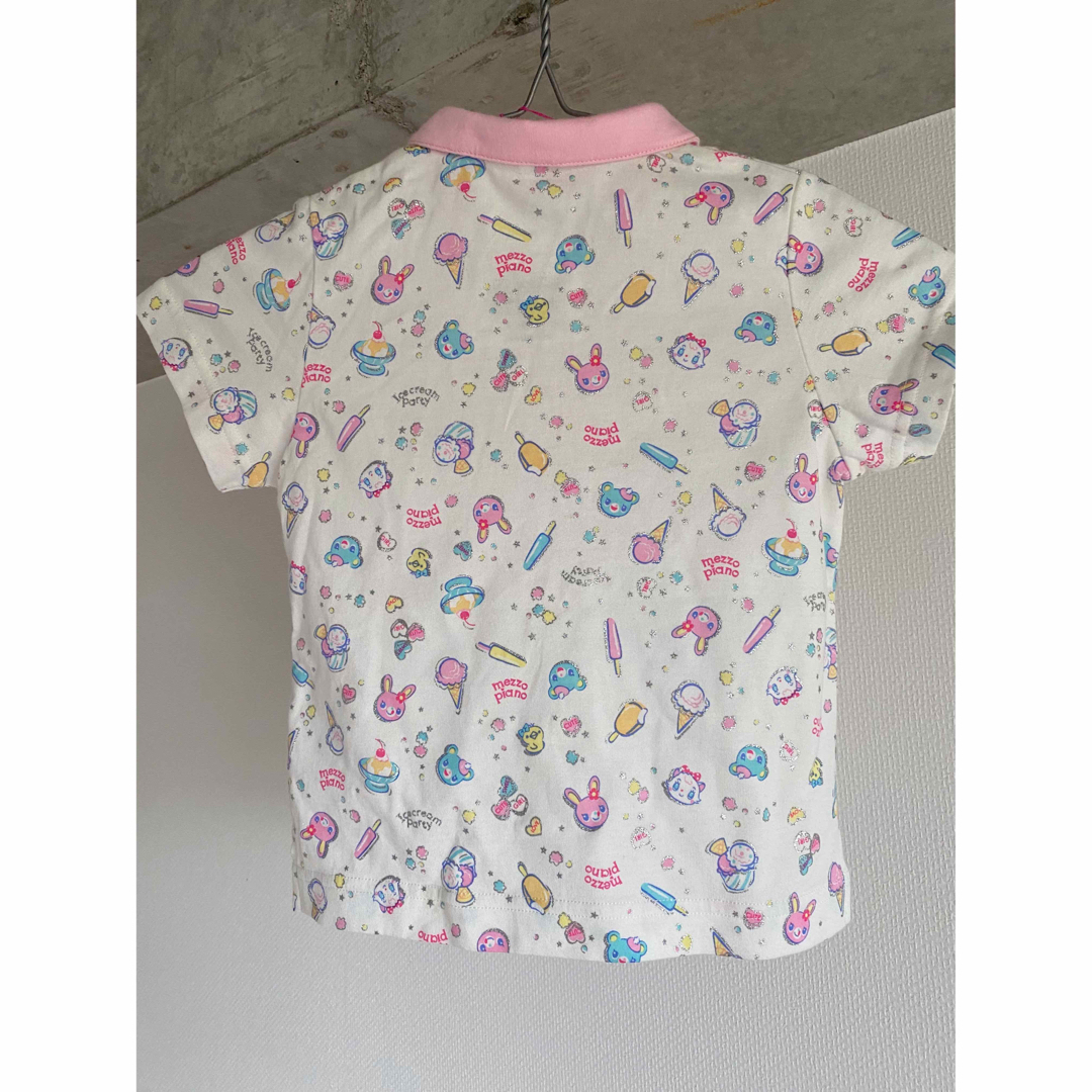 新品　メゾピアノ　アイス柄Tシャツ　110