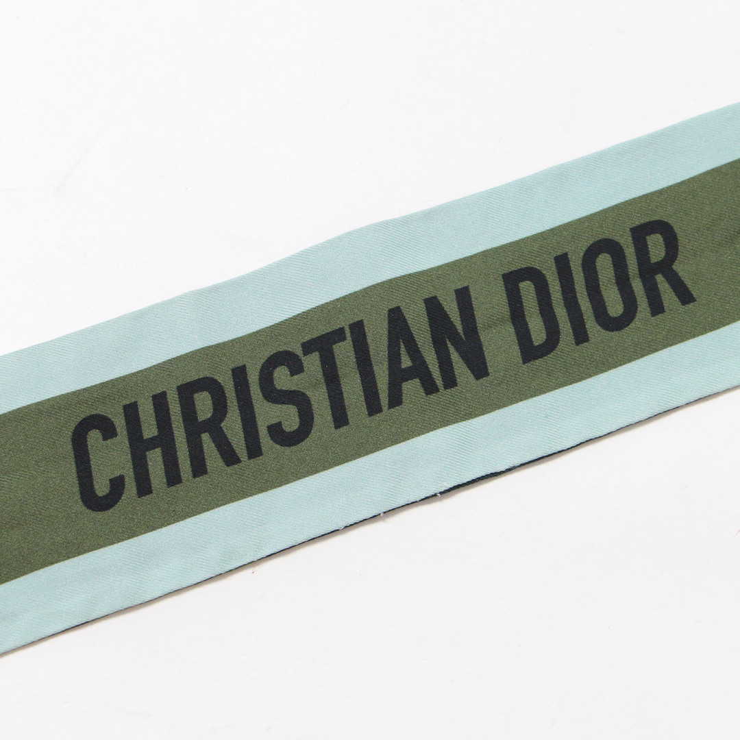 Christian Dior クリスチャンディオール スカーフ タイ リボンスカーフ リバーシブル 2WAY ロゴ タイダイ プリント MISSA ミッツァ シルク 絹 ブランド【レディース】 2