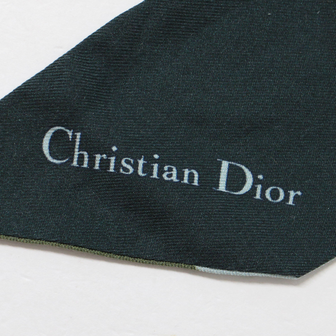 Christian Dior クリスチャンディオール スカーフ タイ リボンスカーフ リバーシブル 2WAY ロゴ タイダイ プリント MISSA ミッツァ シルク 絹 ブランド【レディース】 3