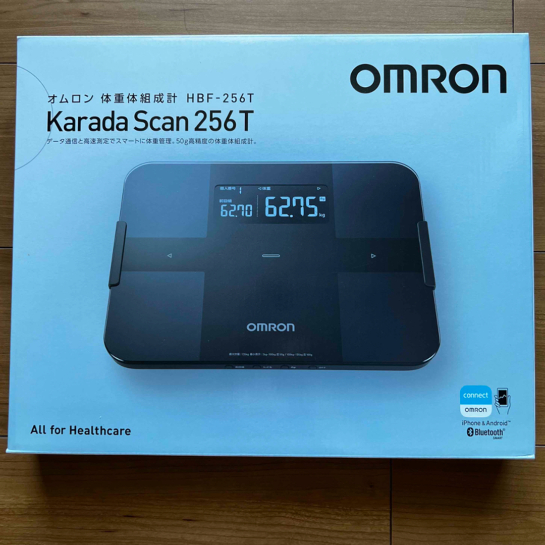 OMRON - オムロン 体重・体組成計OMRON connect対応 HBF-256T-BKの通販