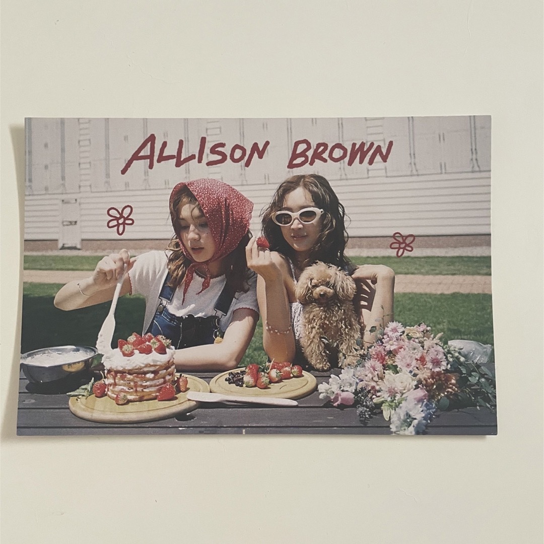 ALLISON BROWN 紗栄子さん　ポストカード エンタメ/ホビーの声優グッズ(写真/ポストカード)の商品写真