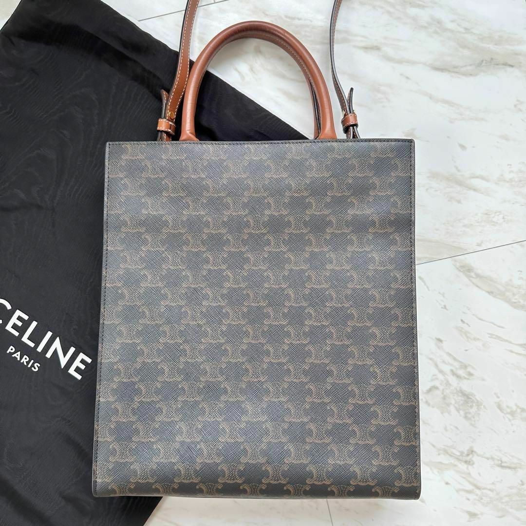 CELINE　セリーヌ　トリオンフ キャンバス スモール バーティカル カバ 2