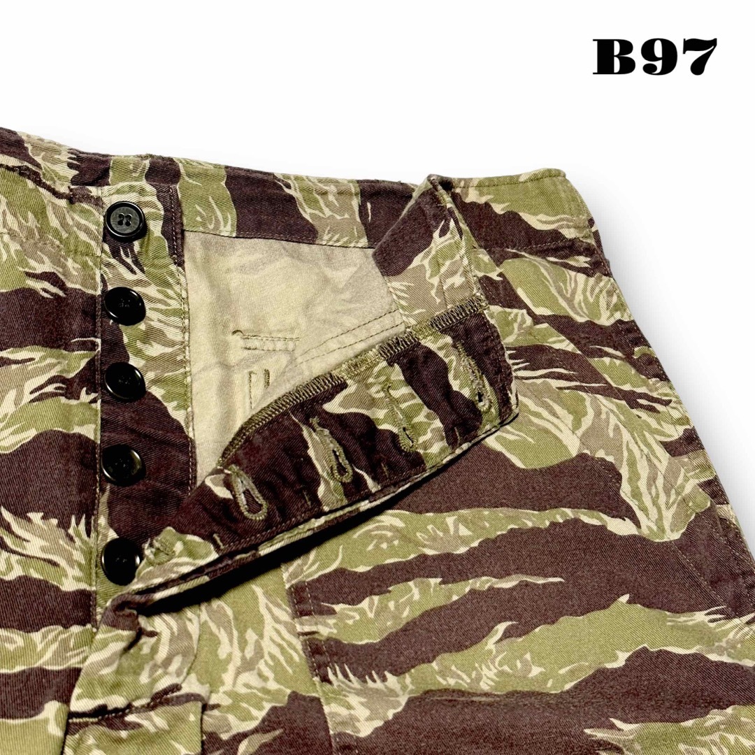 希少品! TENDERLOIN バンブー ショーツ パンツ カモフラ L 迷彩緑