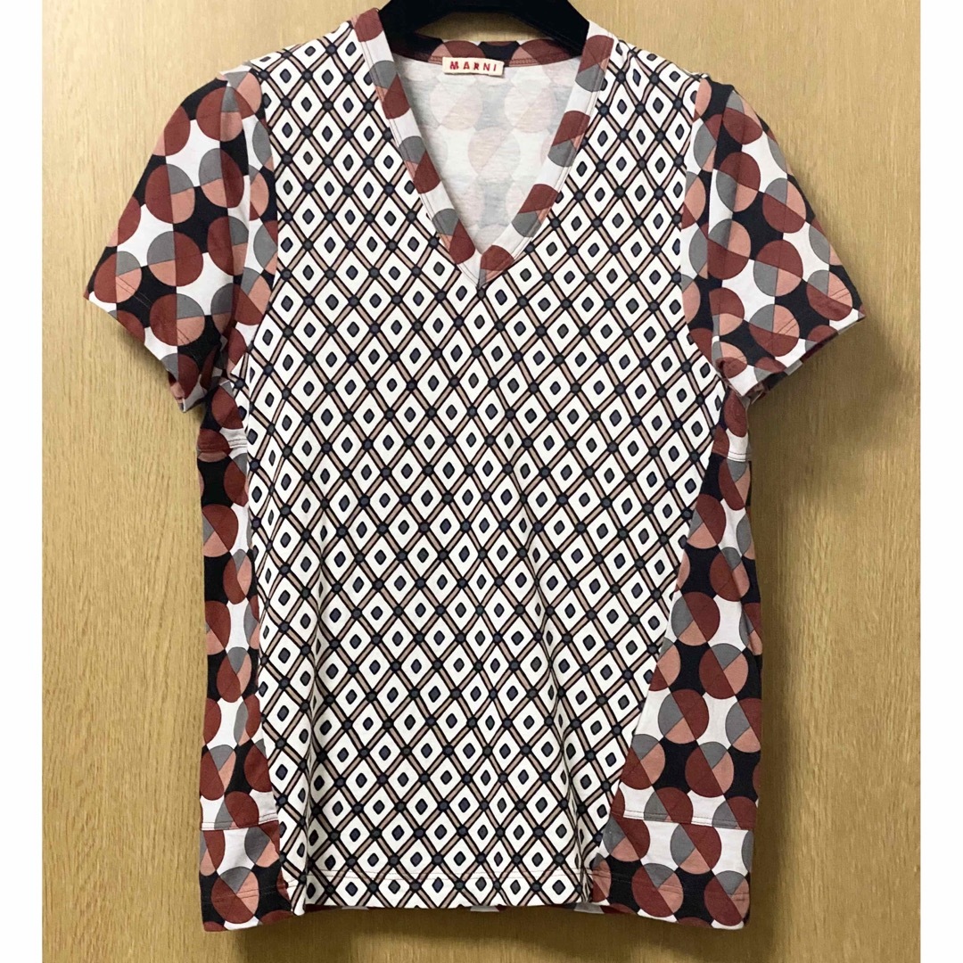 MARNI マルニ Tシャツ カットソー 半袖 Vネック 38サイズ