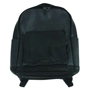 コーチ(COACH)のCOACH コーチ F37592 Graham Backpack With Spikey Diamond Print グラハム バックパック リュック ブラック系【中古】(リュック/バックパック)