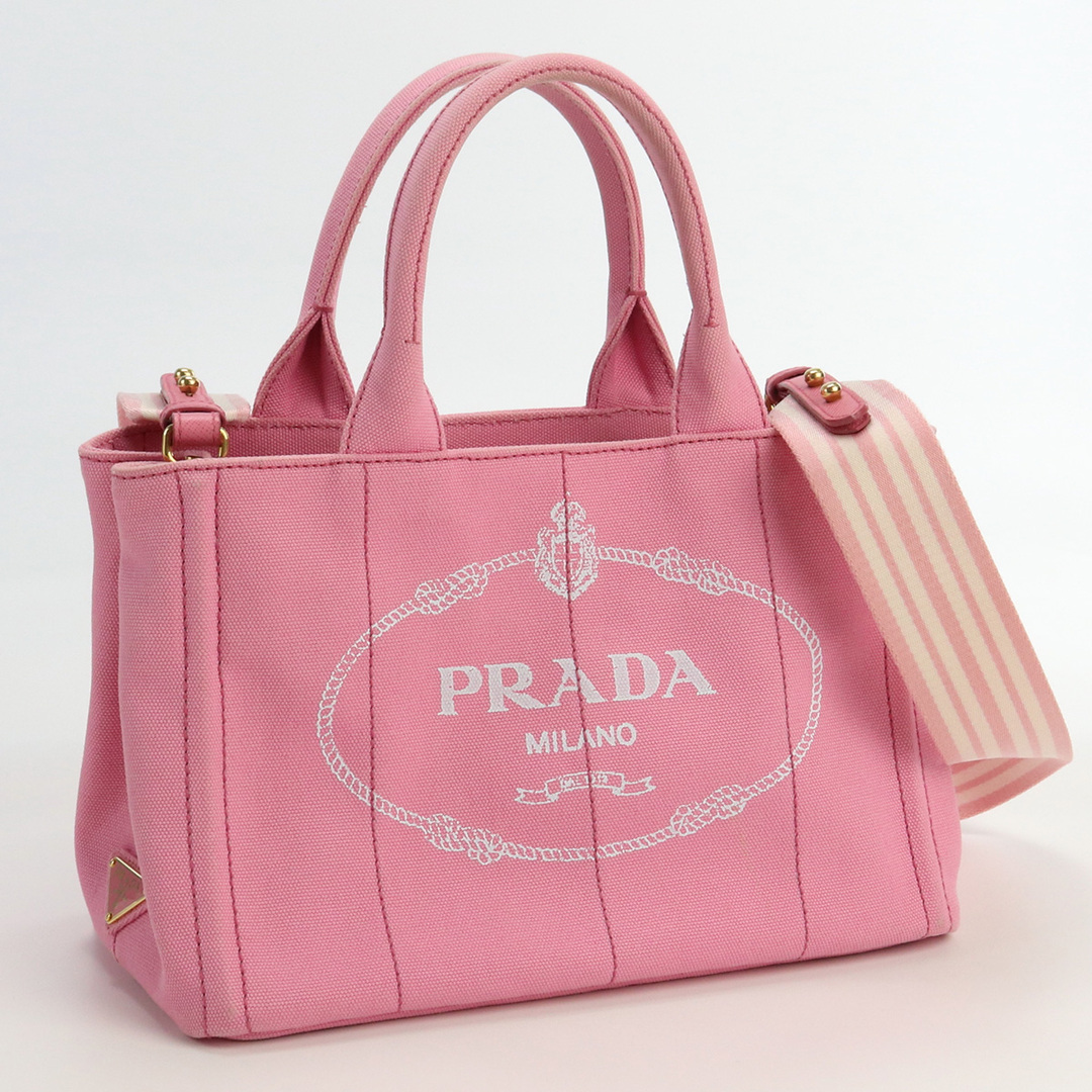 PRADA プラダ カナパ トートバッグ 1BG439 ZKI F0HTJ トートバッグ キャンバス【中古】 レディース | フリマアプリ ラクマ