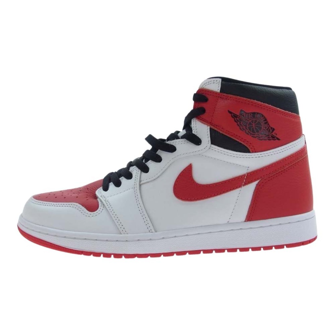 NIKE ナイキ スニーカー 555088-161 Air Jordan 1 High OG Heritage エアジョーダン1 ハイ OG ヘリテージ スニーカー レッド系 ホワイト系 29cm【極上美品】