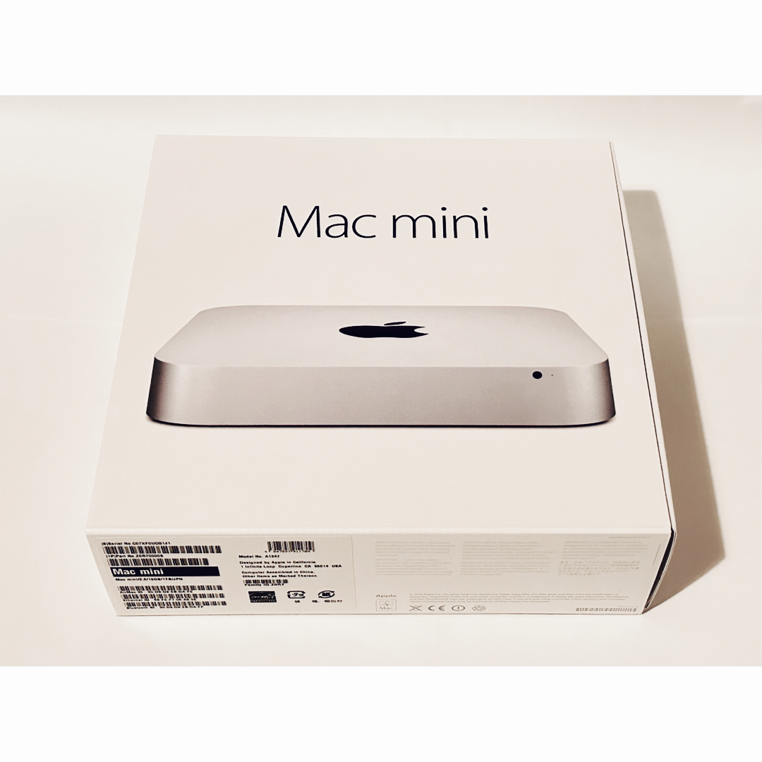 箱付 Mac mini Late2014 256GB SSD + 1TB HDD