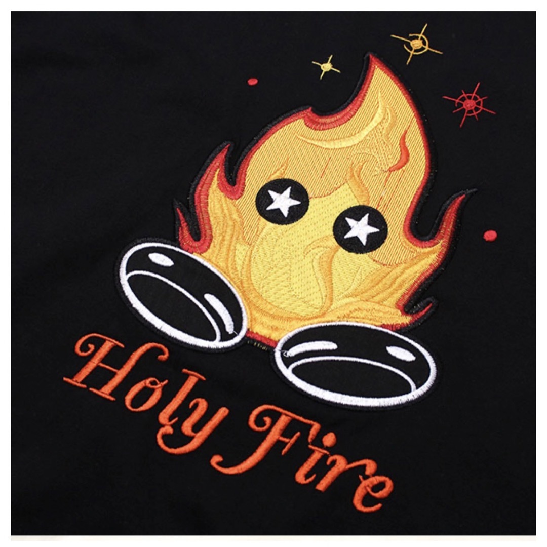 【即発送】ROUUIS HOLY-FIRE SS TEE  ブラック L メンズのトップス(Tシャツ/カットソー(半袖/袖なし))の商品写真