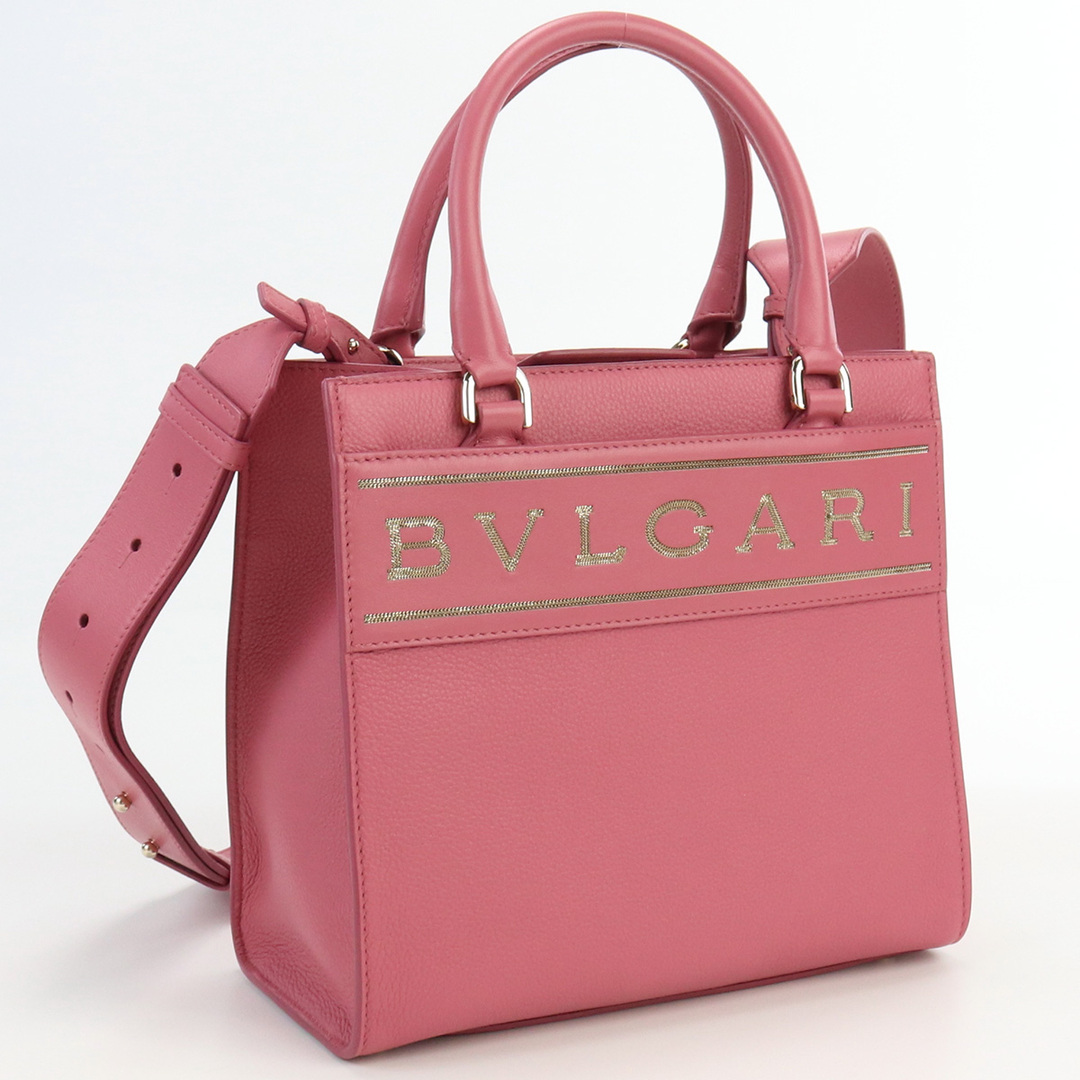 BVLGARI ブルガリ ブルガリ ロゴ トート 291221 ハンドバッグ レザー