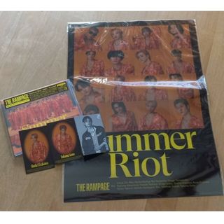 ザランページ(THE RAMPAGE)のTHE RAMPAGE『Summer Riot』&クリアポスター&トレカ(ポップス/ロック(邦楽))