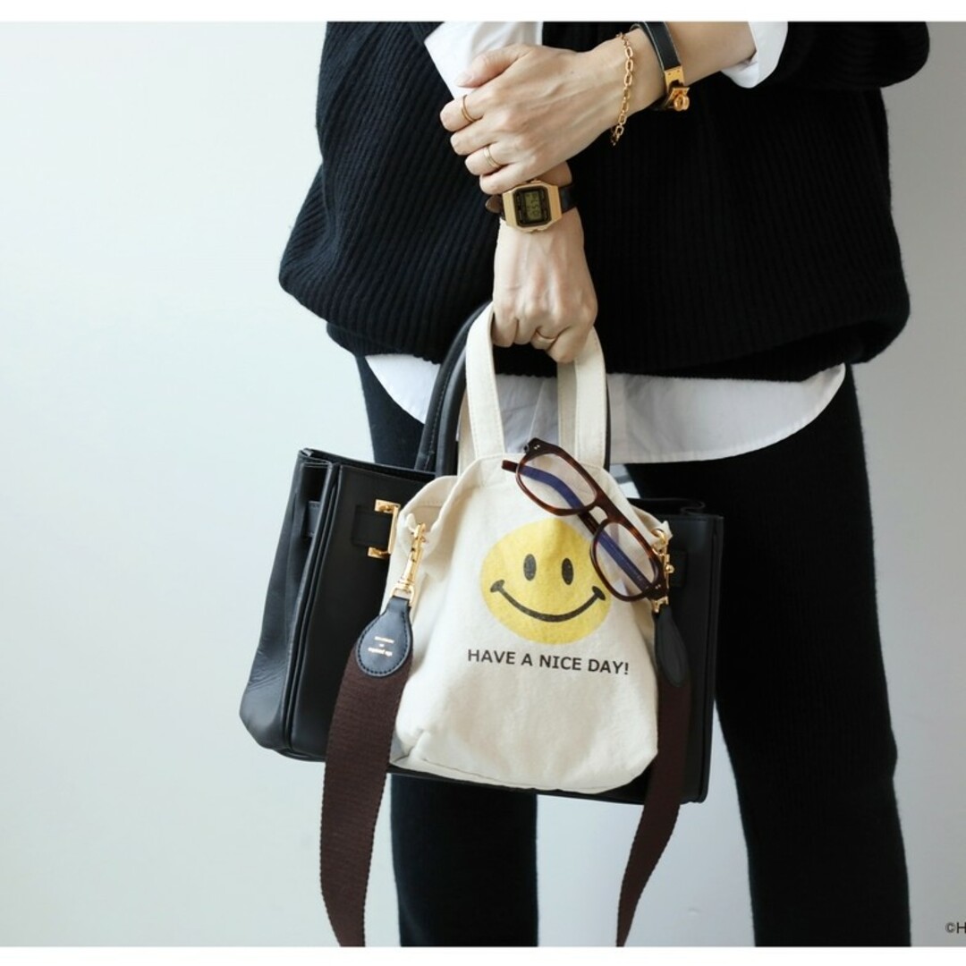 レア！新品 ドゥーズィエムクラス SMILEYFACE SMILE BAG