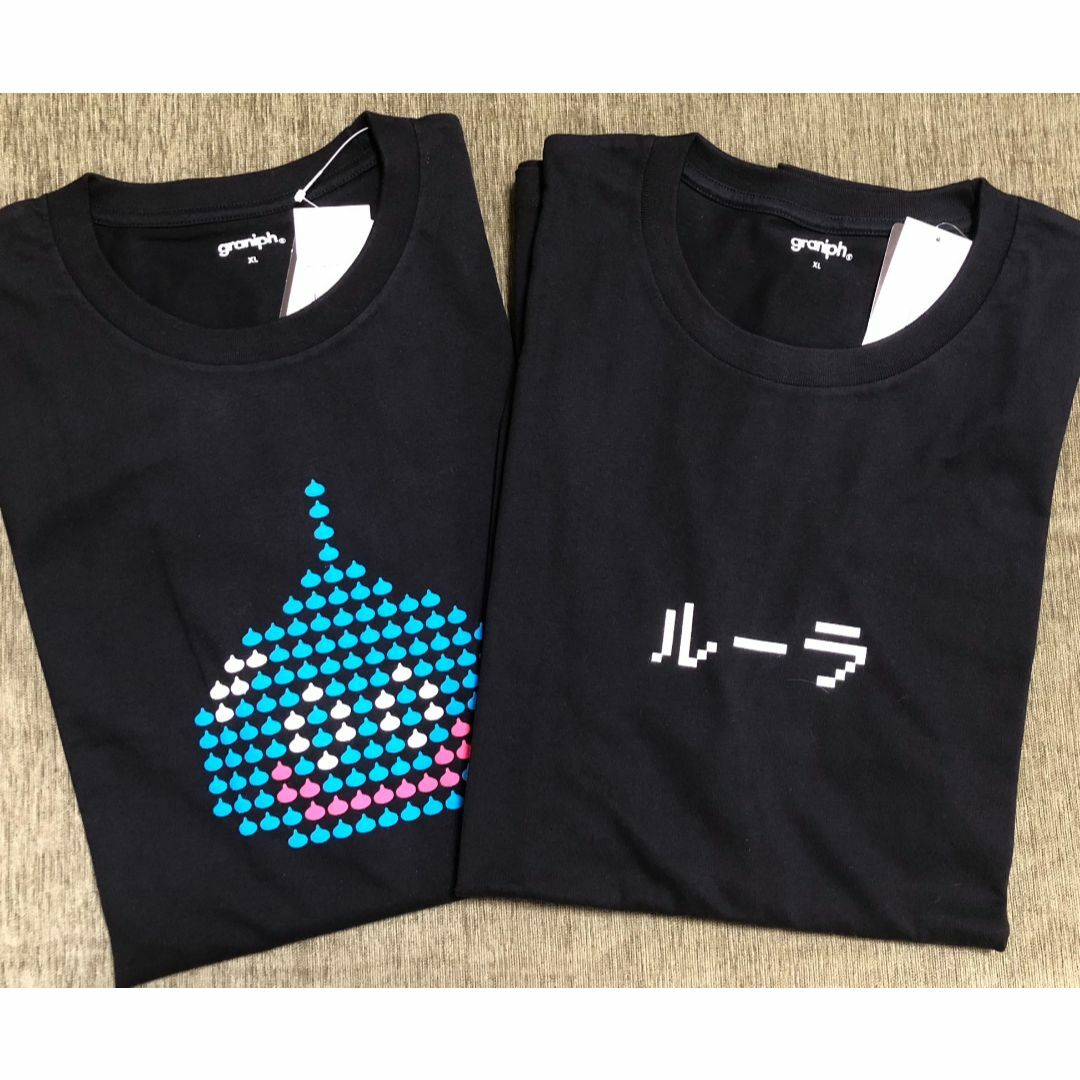 XLサイズ 　ドラクエ　Tシャツ　ルーラ&スライムドット　2枚セット　グラニフ