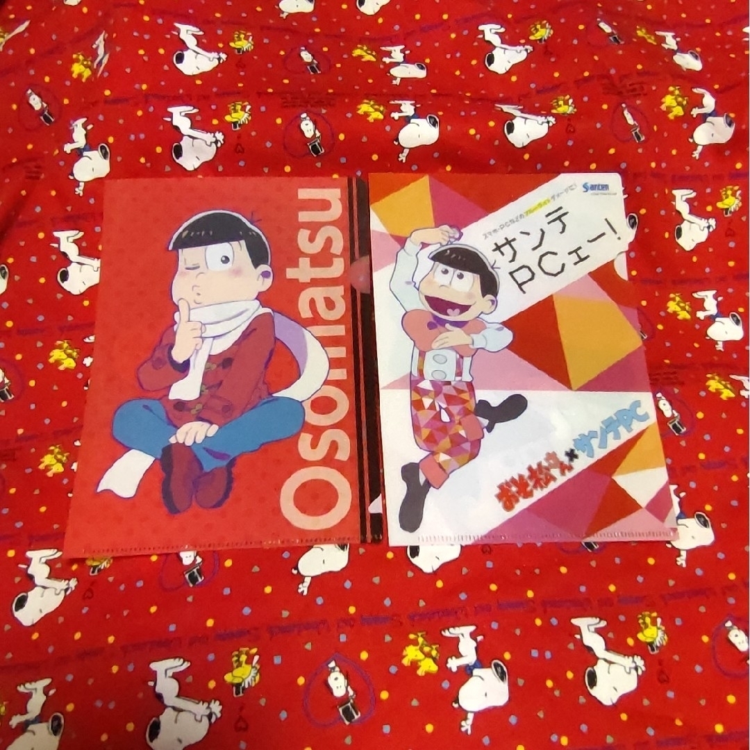 おそ松さん おそ松 クリアファイル ２種 エンタメ/ホビーのアニメグッズ(クリアファイル)の商品写真