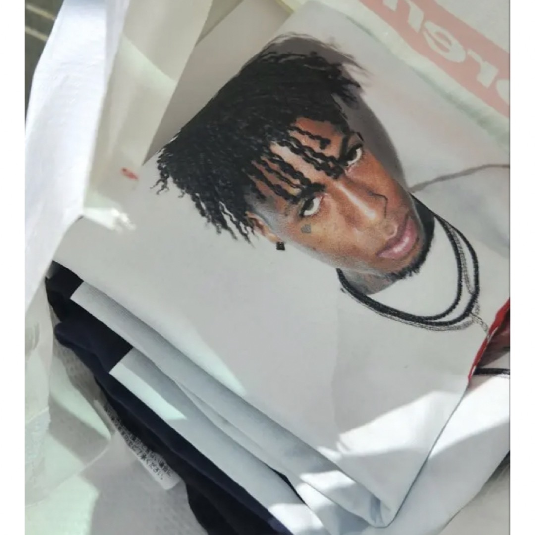 supreme NBA Youngboy Tee 白　L メンズのトップス(Tシャツ/カットソー(半袖/袖なし))の商品写真