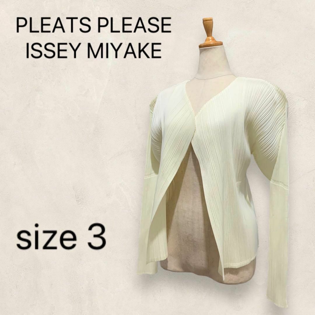 ISSEY MIYAKE プリーツプリーズ サイズ３ 長袖 www.krzysztofbialy.com