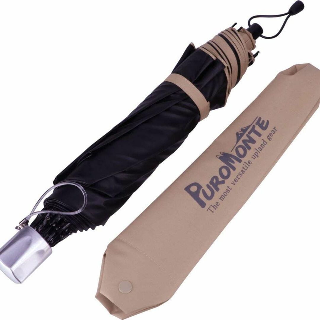 プロモンテ ８本骨 遮熱遮光 日傘 兼 雨傘 ベージュ 熱中症対策 日本製 新品