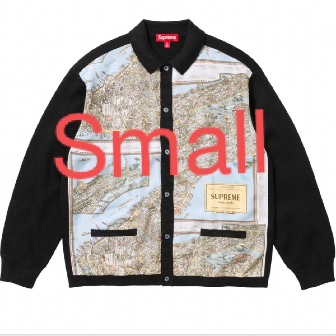 Supreme Silk Map Cardigan カーディガン　シルク　マップ