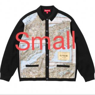 シュプリーム(Supreme)のSupreme Silk Map Cardigan カーディガン　シルク　マップ(カーディガン)