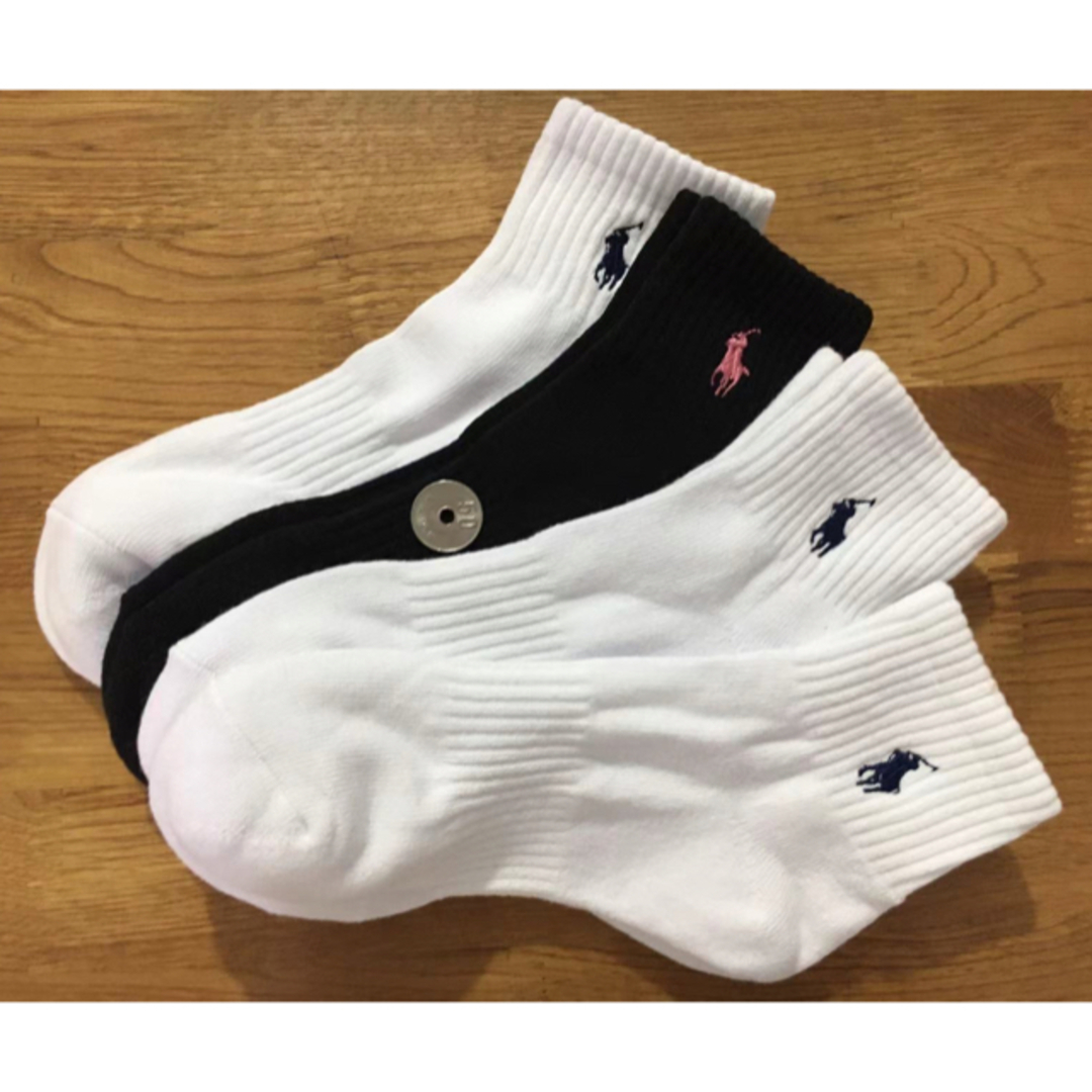 POLO RALPH LAUREN(ポロラルフローレン)の新品ポロラルフローレン レディースソックス靴下 4足セット448 レディースのレッグウェア(ソックス)の商品写真