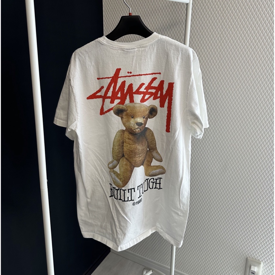 【人気デザイン】STUSSY Tシャツ　クマ　ブラック　即完売　可愛さ抜群　M