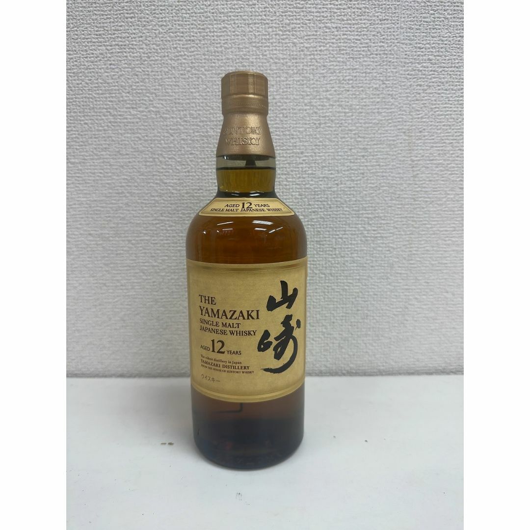 食品/飲料/酒O-143 未開栓【サントリーシングルモルトウイスキー 山崎12年 700ml