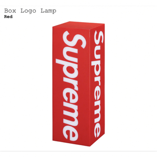 Supreme Box Logo Lamp Red(その他)