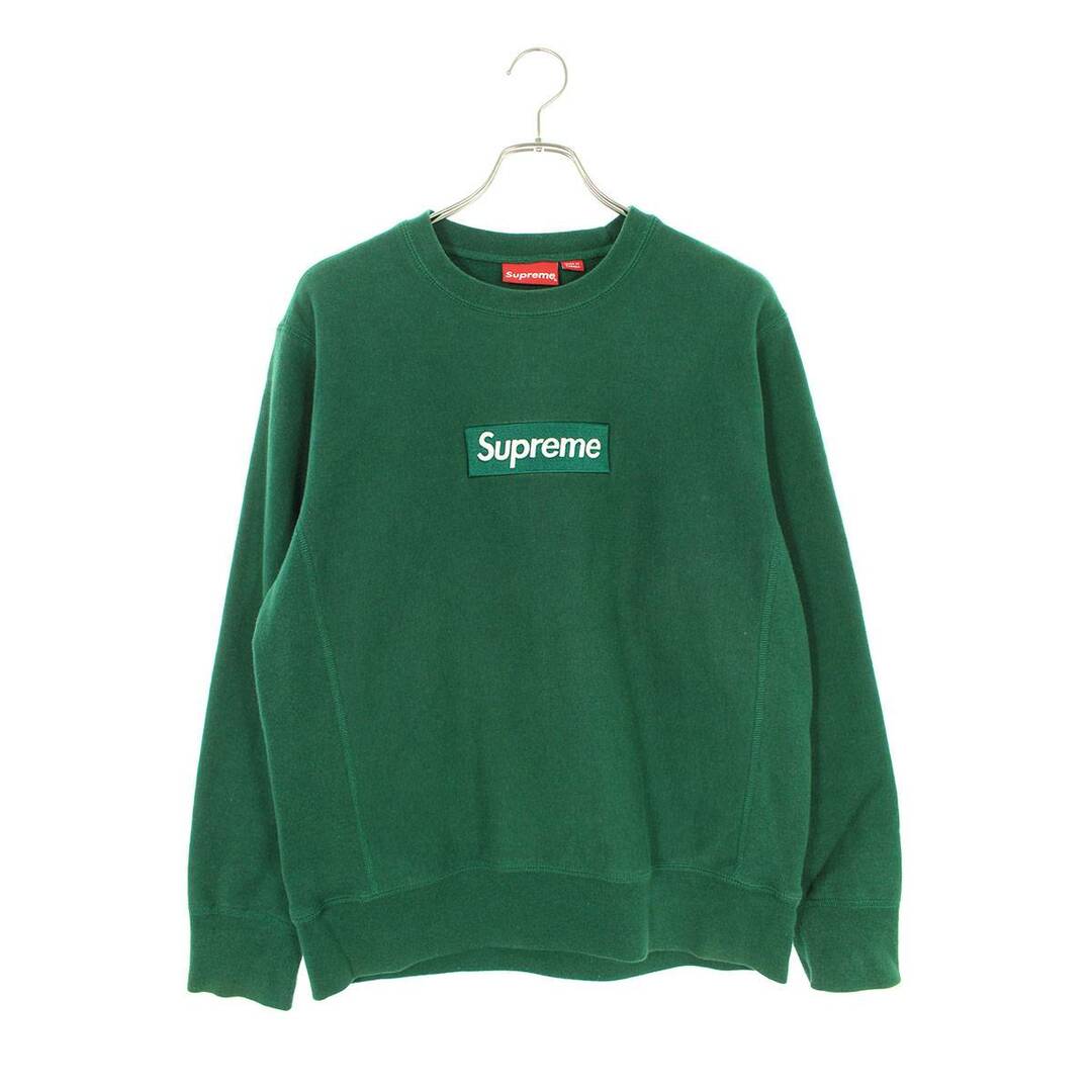 シュプリーム  18AW  Box Logo Crewneck ボックスロゴクルーネックスウェット  メンズ S