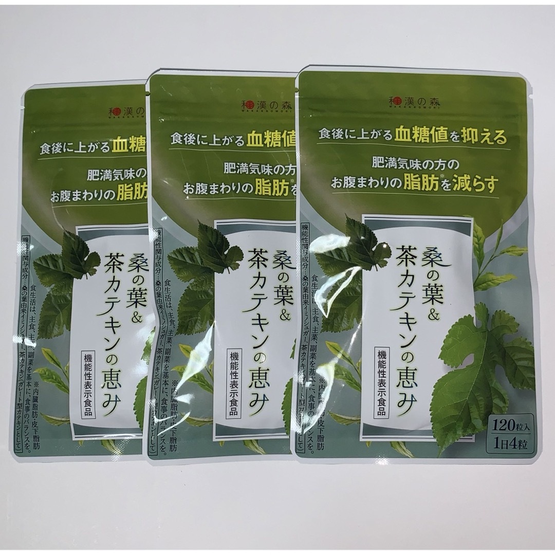 桑の葉　＆茶カテキンの恵み　和漢の森　脂肪や糖の吸収を抑える　☆3袋のサムネイル