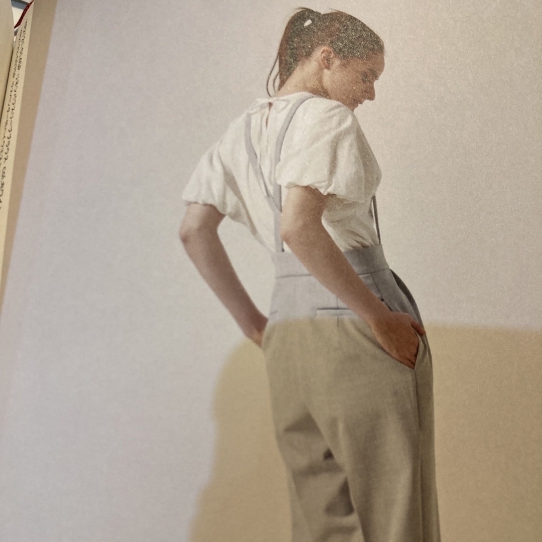 yori リネンパフスリーブブラウス　36 イエロー レディースのトップス(シャツ/ブラウス(半袖/袖なし))の商品写真