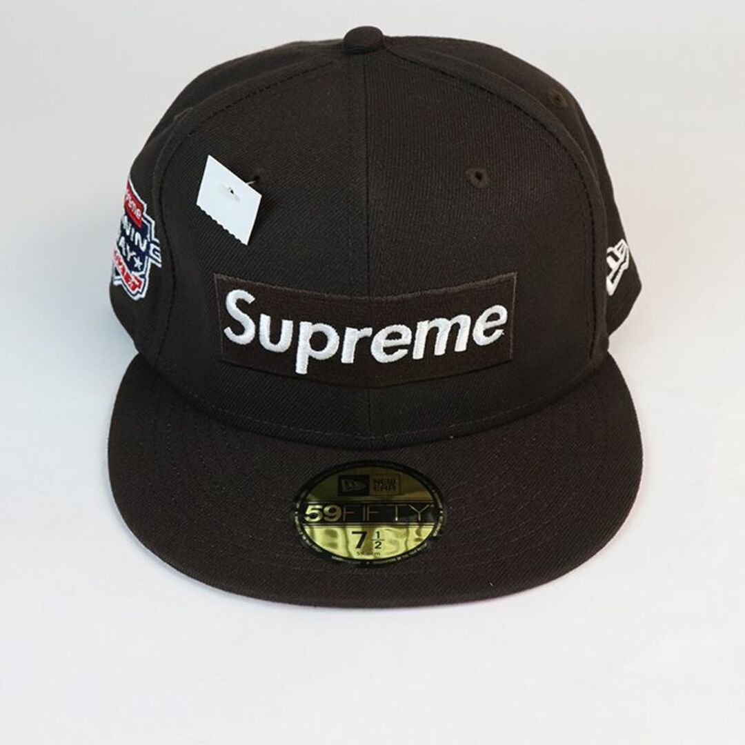 Supreme No Comp Box Logo NewEra ブラウン71/4