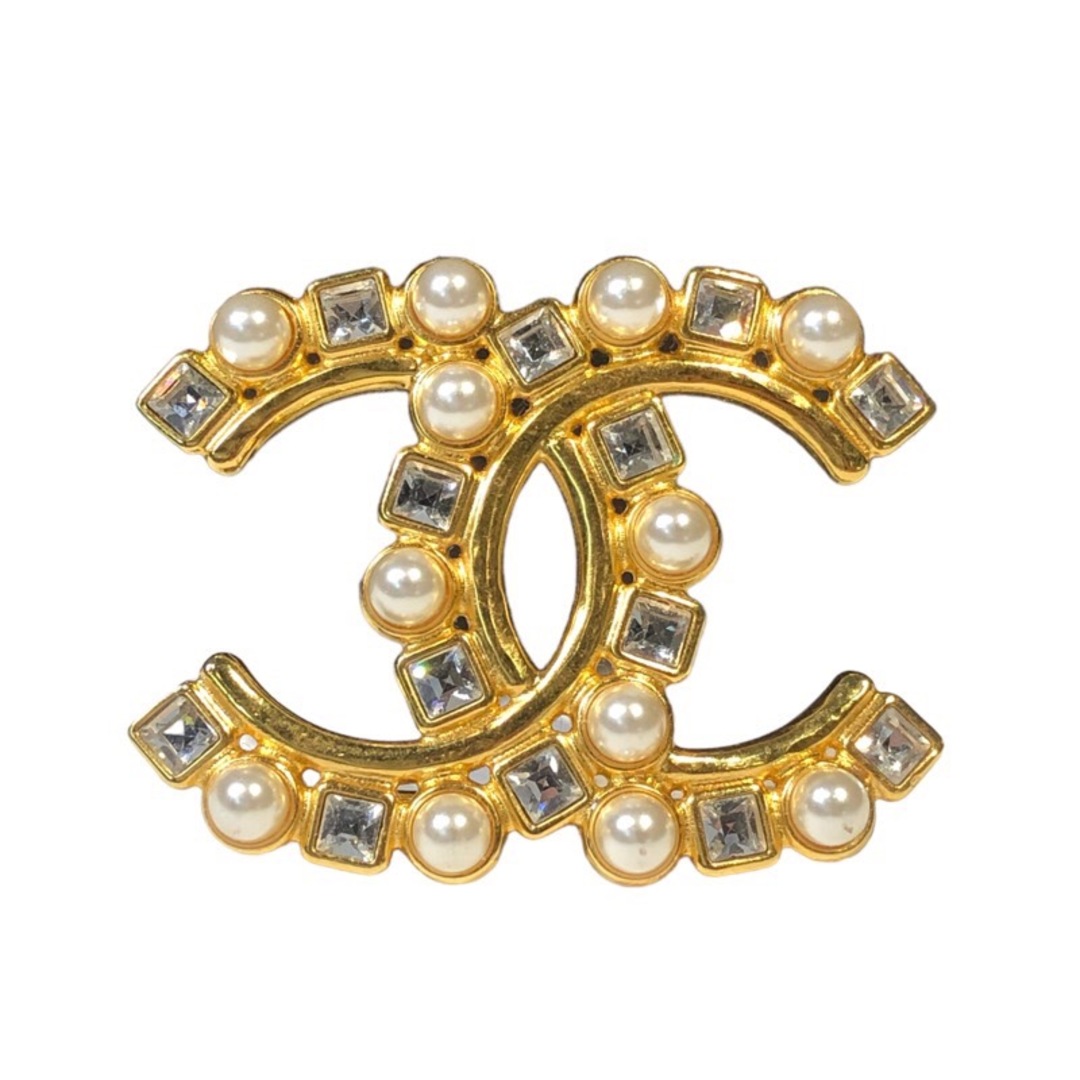 話題の行列 シャネル CHANEL ココマークブローチ メタル・パール