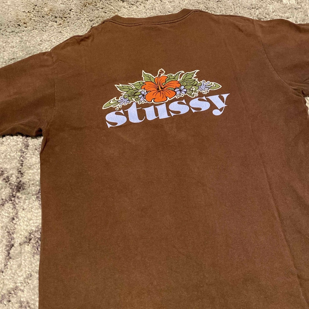 STUSSY(ステューシー)のOLD STUSSY Lサイズ ビンテージTシャツ 90s メンズのトップス(Tシャツ/カットソー(半袖/袖なし))の商品写真