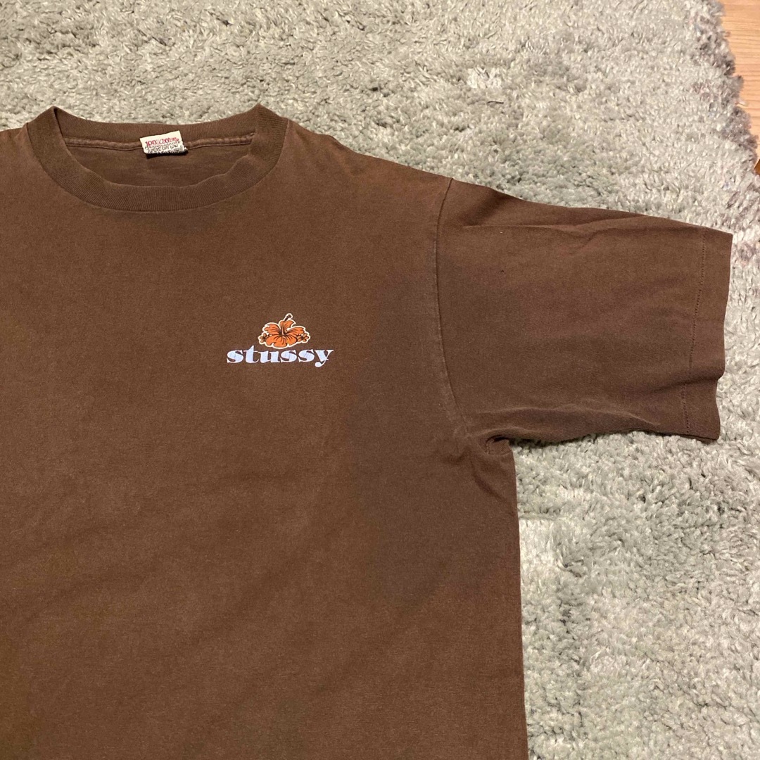 STUSSY(ステューシー)のOLD STUSSY Lサイズ ビンテージTシャツ 90s メンズのトップス(Tシャツ/カットソー(半袖/袖なし))の商品写真