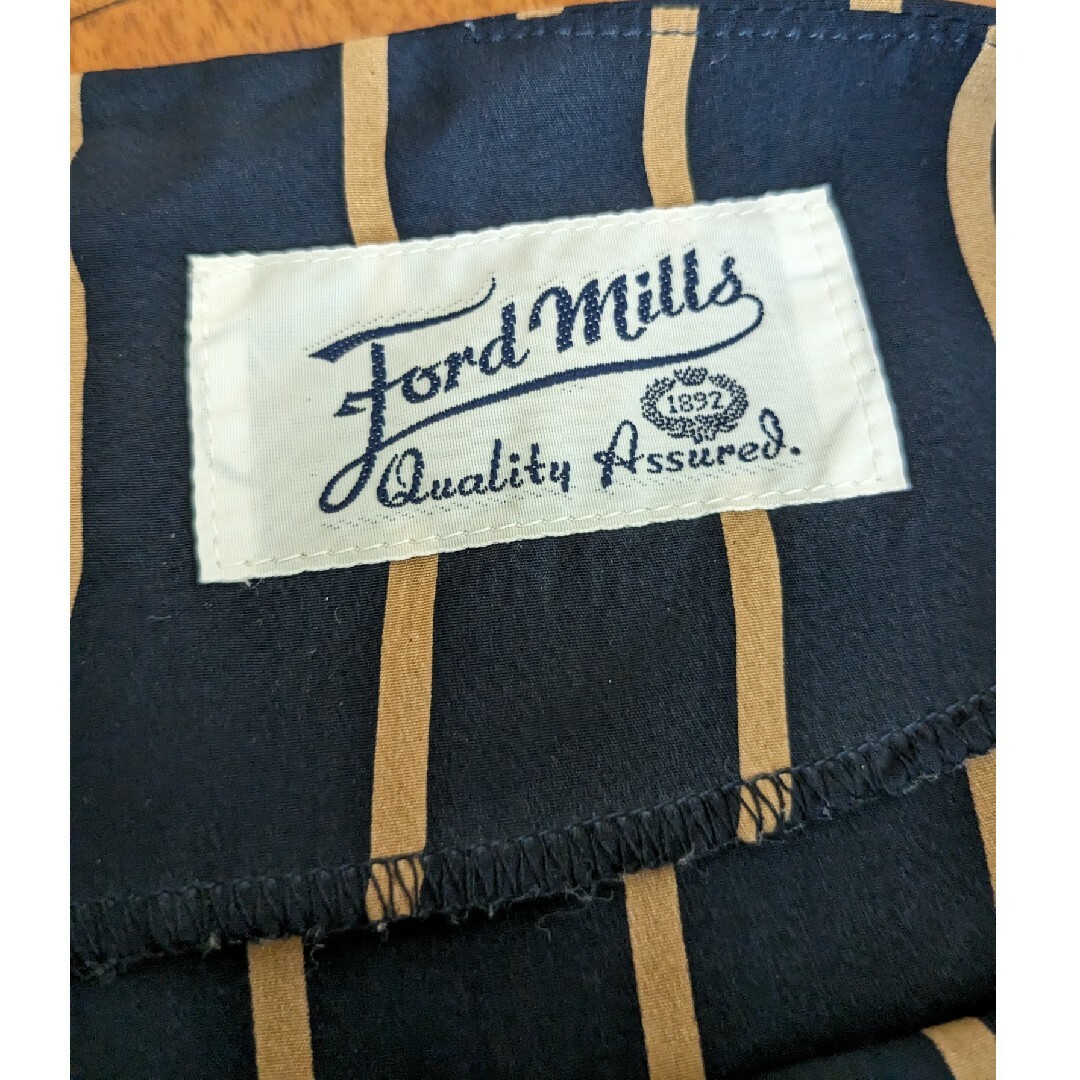 ANGLOBAL SHOP(アングローバルショップ)のFord mills　七分袖ストライプブラウス レディースのトップス(カットソー(長袖/七分))の商品写真