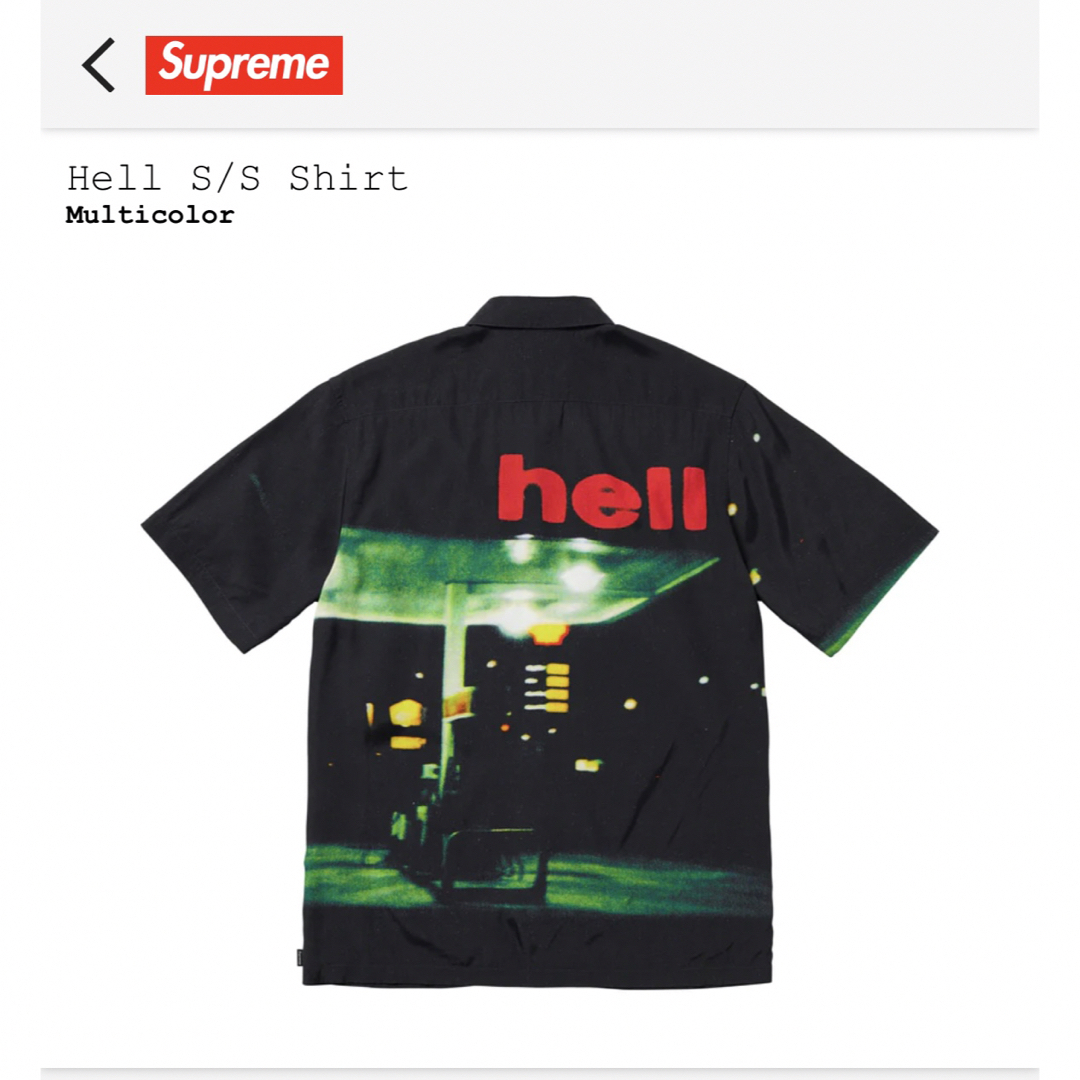 Supreme Hell S/S Shirt Lサイズ www.krzysztofbialy.com