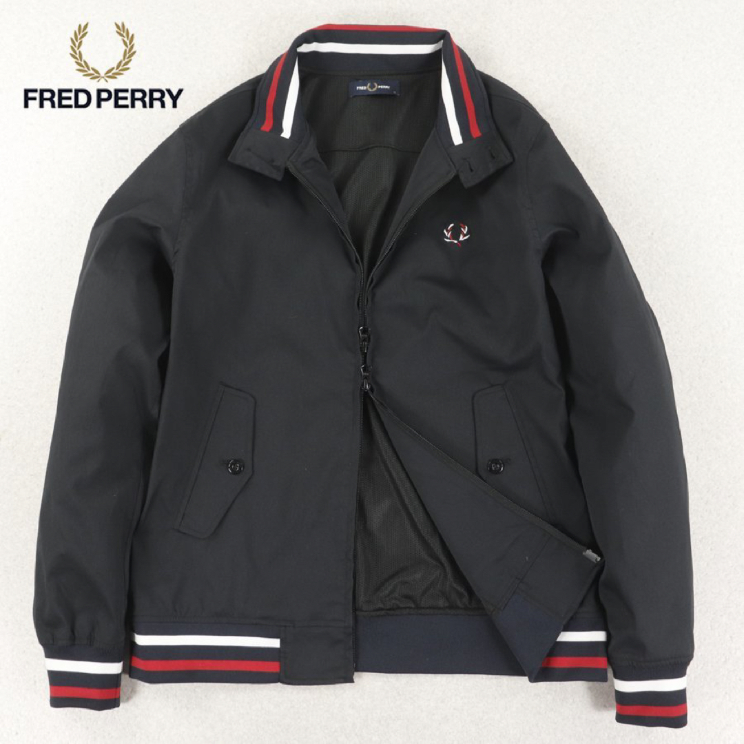 FRED PERRY(フレッドペリー)のFRED PERRY フレッドペリー スイングトップ ハリントンジャケット　M メンズのジャケット/アウター(ブルゾン)の商品写真