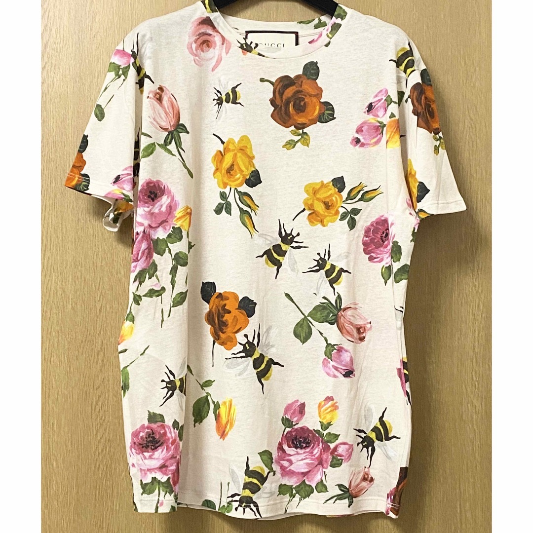 GUCCI グッチ Tシャツ 花柄 フローラ ハチ Mサイズ 新品未使用 | フリマアプリ ラクマ